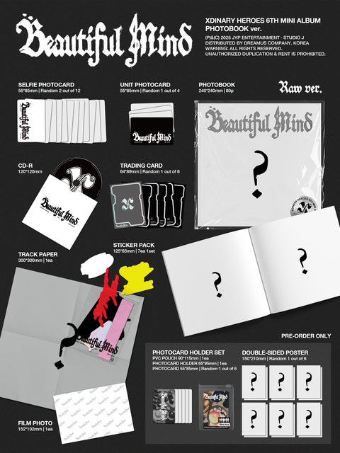 XDINARY HEROES - BEAUTIFUL MIND (6TH MINI ALBUM) PHOTOBOOK VER.