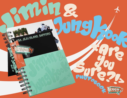 JIMIN X JUNGKOOK (BTS) - ARE YOU SURE?! (PHOTOBOOK) +Applemusic exclusiv POB Gift