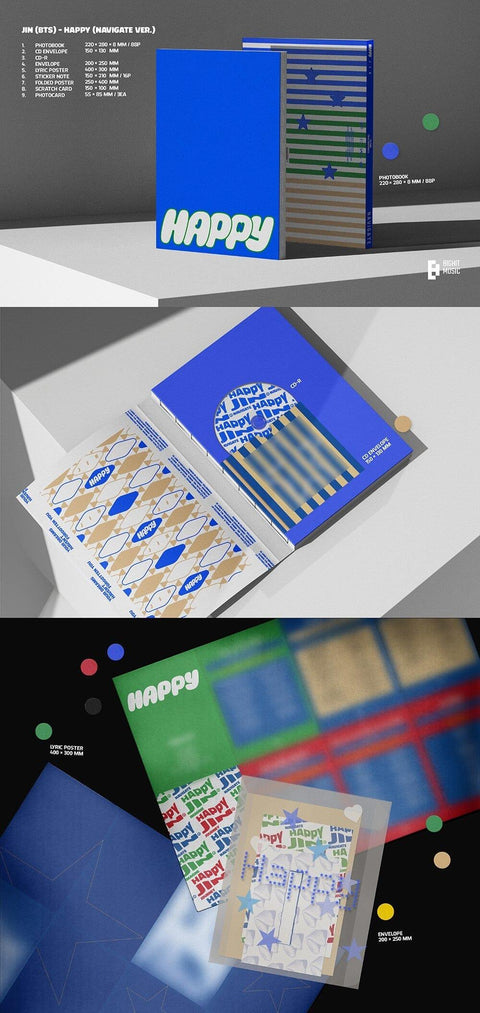 JIN (BTS) - HAPPY (PHOTOBOOK VER.)