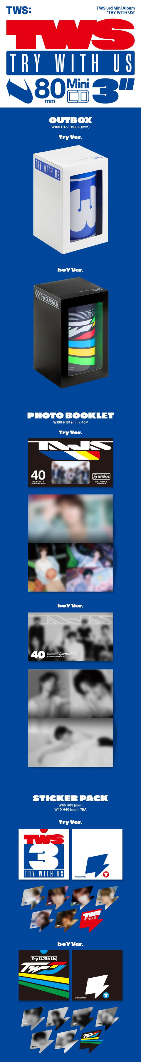 TWS - TRY WITH US (3RD MINI ALBUM) -+Kpop2gether POB