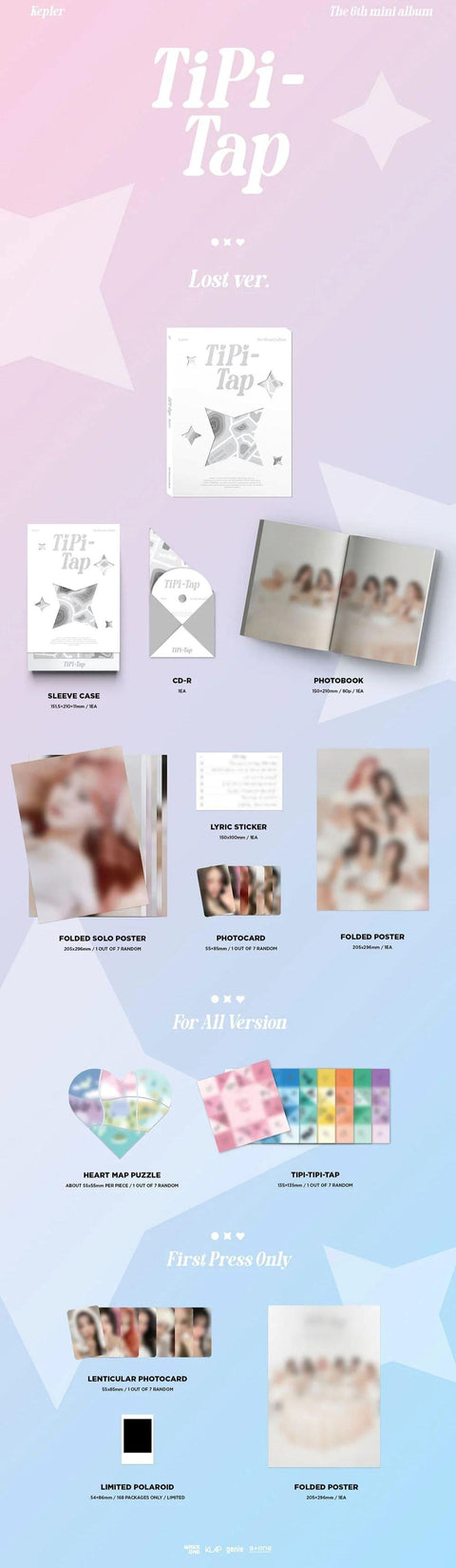 KEP1ER - TIPI-TAP + APPLE MUSIC POB