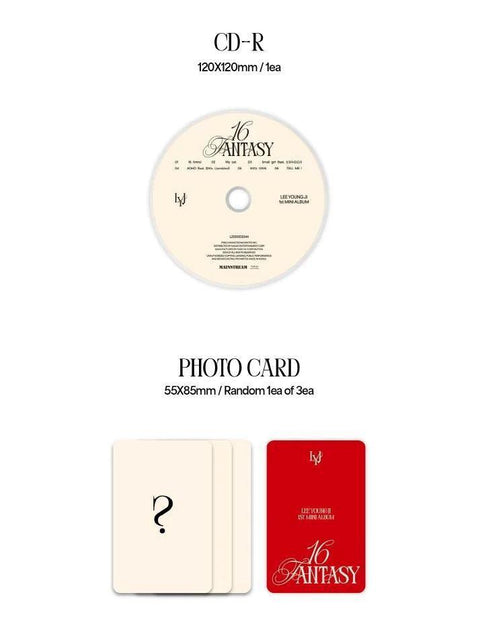 LEE YOUNG JI - 16 FANTASY (1ST MINI ALBUM) JEWEL VER. - Kpopfuture