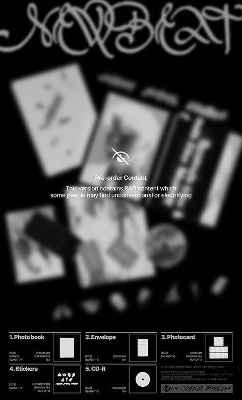 NEWBEAT - RAW AND RAD (PHOTOBOOK)