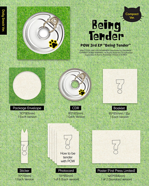 POW - BEING TENDER (COMPACT VER.)