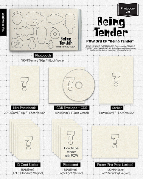 POW - BEING TENDER (PHOTOBOOK VER.)