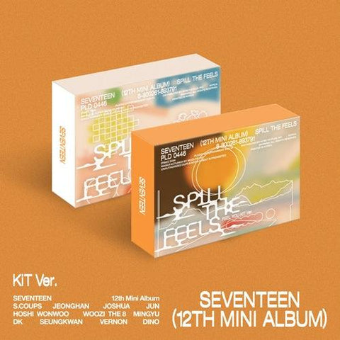 SEVENTEEN 12th Mini Album SPILL THE FEELS (KiT Ver.)