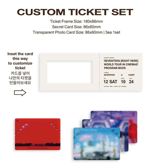 SEVENTEEN - PROGRAM BOOK (RIGHT HERE WORLD TOUR (IN) CINEMAS)