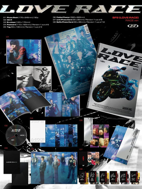 SF9 - LOVE RACE + Applemusic POB