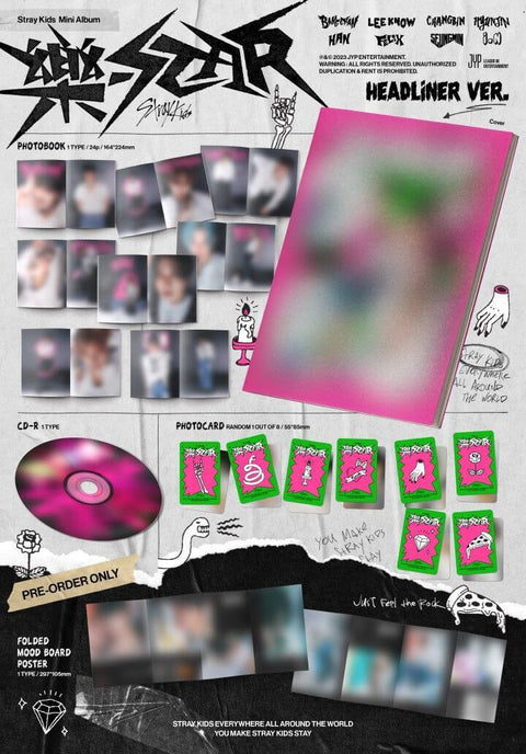 Stray Kids - ROCK-STAR (樂-STAR) Headliner Ver. - Kpopfuture