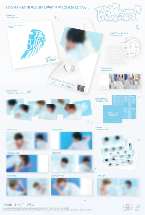 TWS - PLAY HARD (COMPACT Ver.)+Applemusic POB