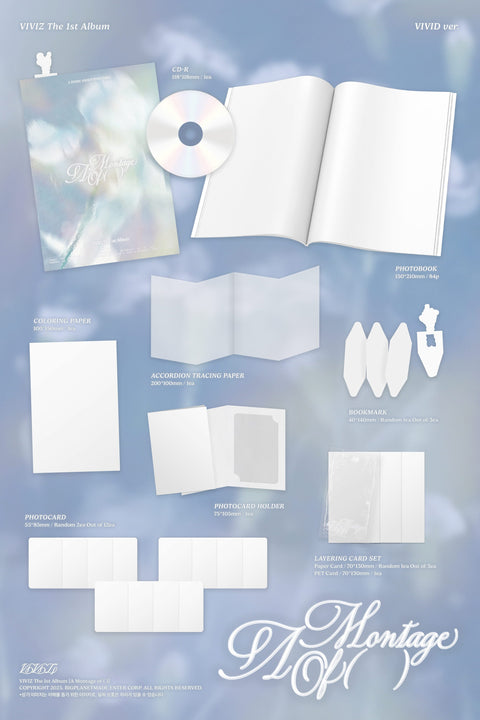 VIVIZ - A MONTAGE OF ( ) + Applemusic POB Photocard