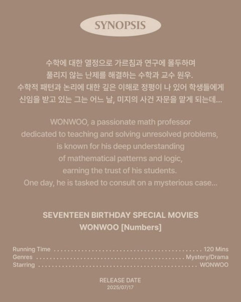 WONWOO (SEVENTEEN) - HAPPY WONWOO DAY BIRTHDAY BOX VER.4