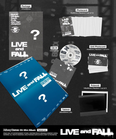XDINARY HEROES - LIVE AND FALL (TABLOID VER.)