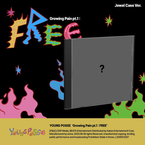 YOUNG POSSE - GROWING PAIN PT.1 : FREE (JEWEL CASE VER.)