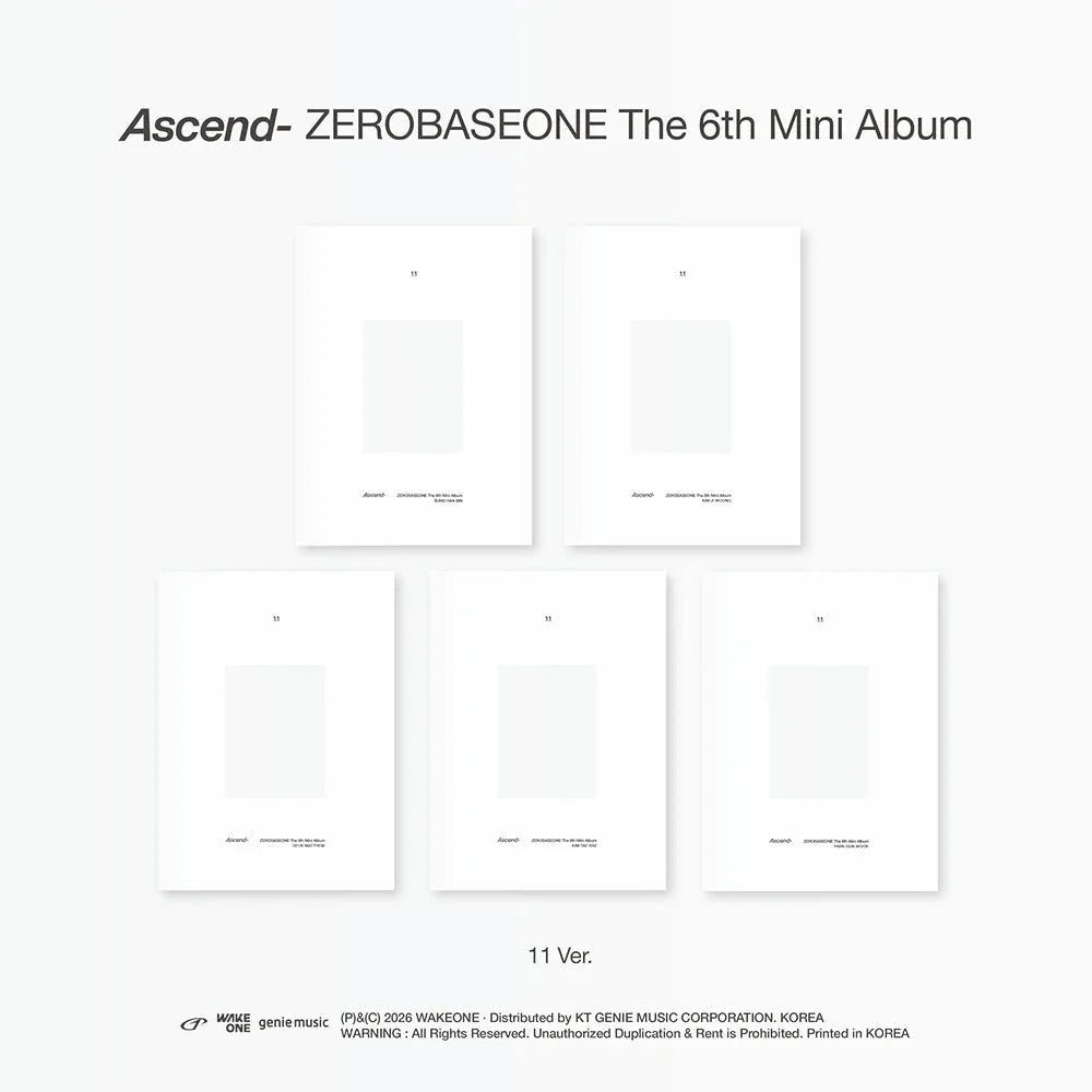 zb1 ゼベワンascend 11 ④ ZB1 - ASCEND- (11 VER.) – Kpopfuture