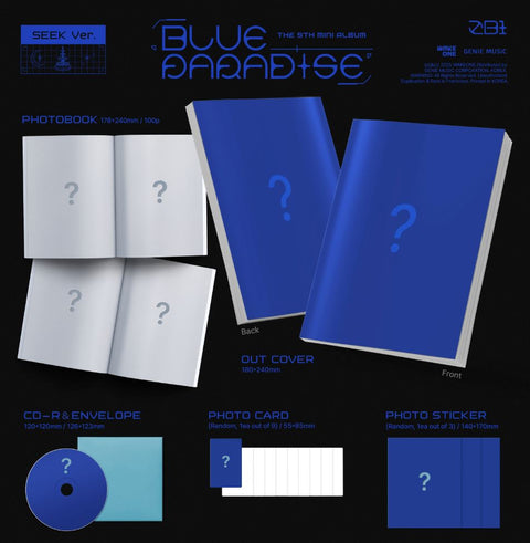 ZB1 - BLUE PARADISE (PHOTOBOOK VER.)