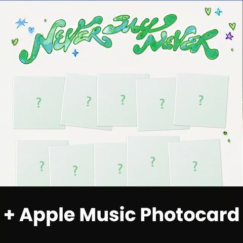 ZB1 - NEVER SAY NEVER (DIGIPACK VER.) + Apple Music Photocard