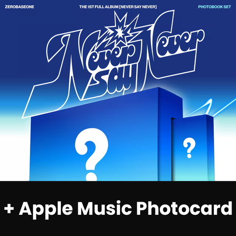ZB1 - NEVER SAY NEVER (PHOTOBOOK VER.) + Apple Music Photocard