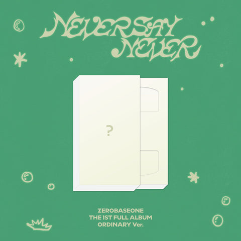 ZB1 - NEVER SAY NEVER (PHOTOBOOK VER.) + Apple Music Photocard