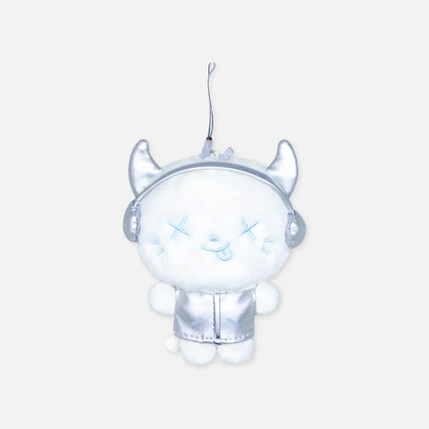 AESPA - FANLIGHT DOLL KEY RING [SILVER ver,] - 2025 aespa LIVE TOUR - SYNK : aeXIS LINE - MD