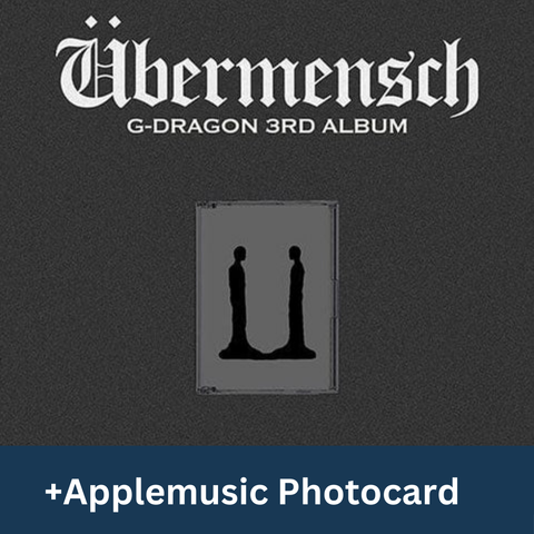 G-DRAGON - ÜBERMENSCH (PHOTOCARD ALBUM VER.)  + Apple Music Photocard