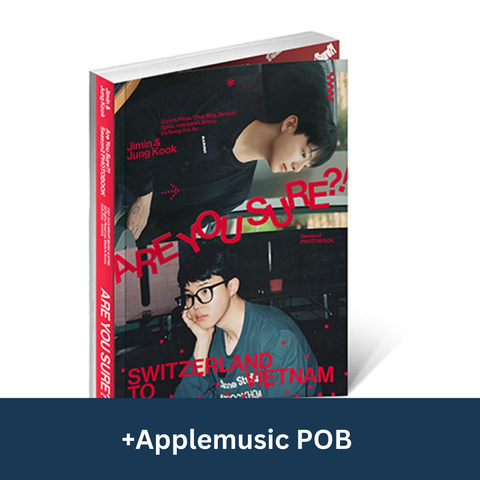 JIMIN X JUNGKOOK (BTS) - ARE YOU SURE?! SEASON2 (PHOTOBOOK) + Applemusic POB