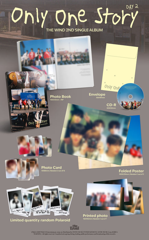THE WIND - ONLY ONE STORY + Applemusic POB Photocard