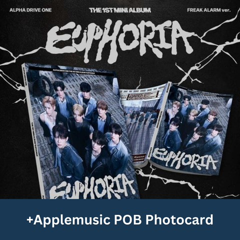 ALPHA DRIVE ONE - EUPHORIA (FREAK ALARM VER.) + Apple Music POB Photocard