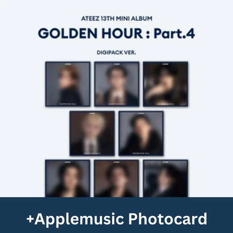 ATEEZ - GOLDEN HOUR : PART.4 (DIGIPACK VER.) + Apple Music POB