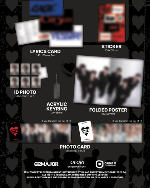 82MAJOR - FEELM+ Kpoptogether POB