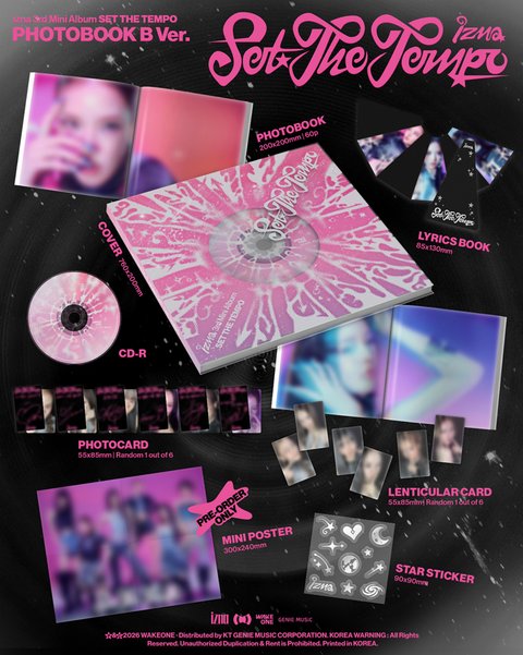 IZNA - SET THE TEMPO (PHOTOBOOK VER.)