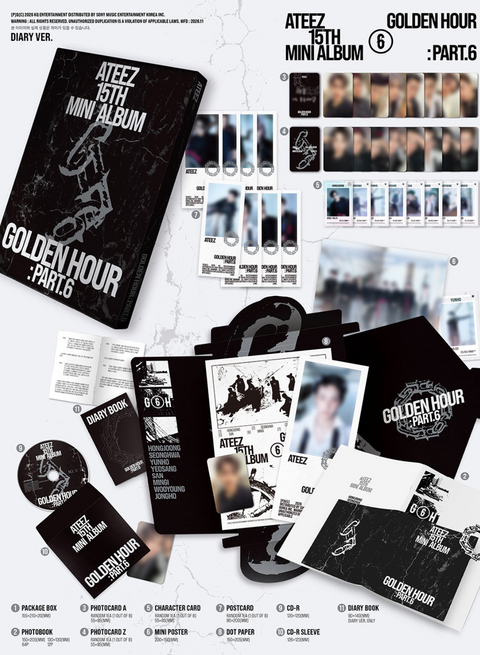 ATEEZ - GOLDEN HOUR : PART.6 + Apple Music Gift