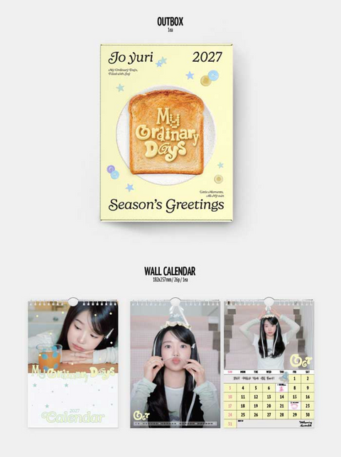 JO YURI - 2027 SEASON’S GREETINGS (MY ORDINARY DAYS, FILLED WITH JOY)