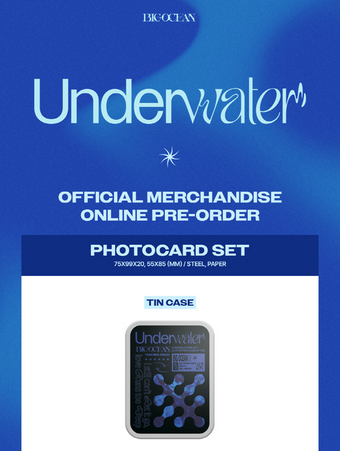 BIG OCEAN - PHOTO CARD SET (UNDERWATER)