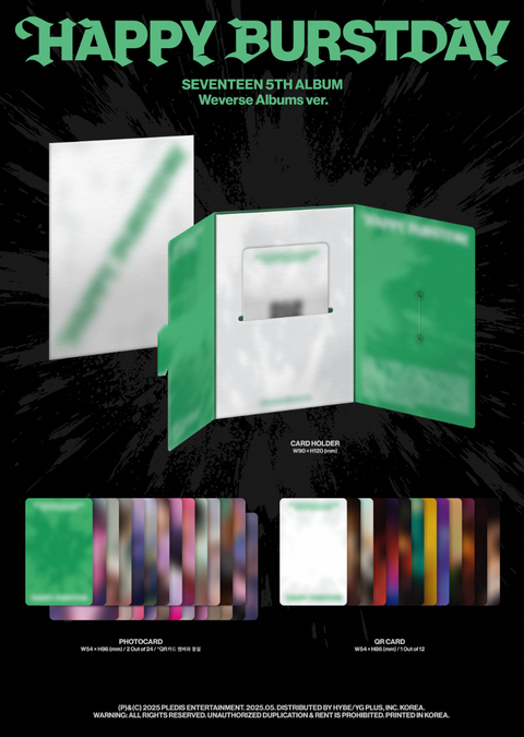 SEVENTEEN - HAPPY BURSTDAY (WEVERSE ALBUMS VER.)
