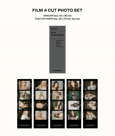 LE SSERAFIM - 'ON-OFF 23-24' FILM PHOTOBOOK
