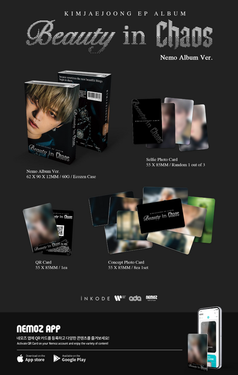 KIM JAE JOONG (JX) - BEAUTY IN CHAOS (NEMO ALBUM)
