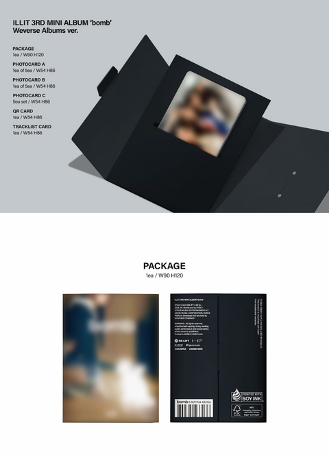 ILLIT - BOMB (WEVERSE ALBUMS VER.)