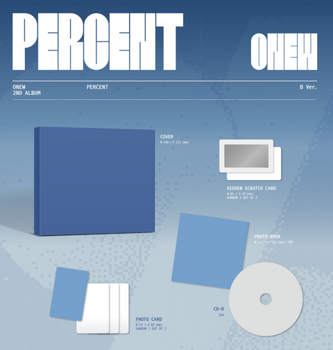 ONEW (SHINEE) - PERCENT (DIGIPACK VER.)