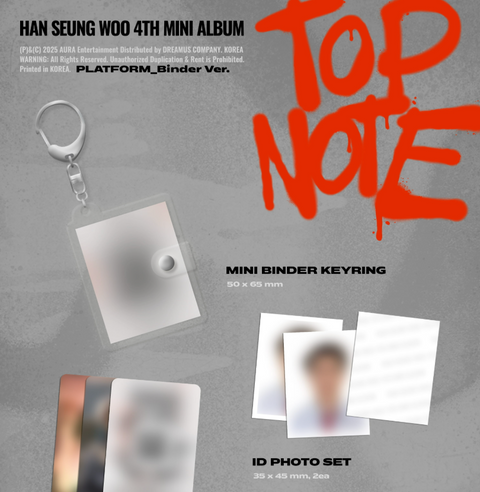 HAN SEUNG WOO - TOP NOTE (PLATFORM VER.)