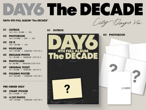 DAY6 - THE DECADE+APPLEMUSIC Photocard