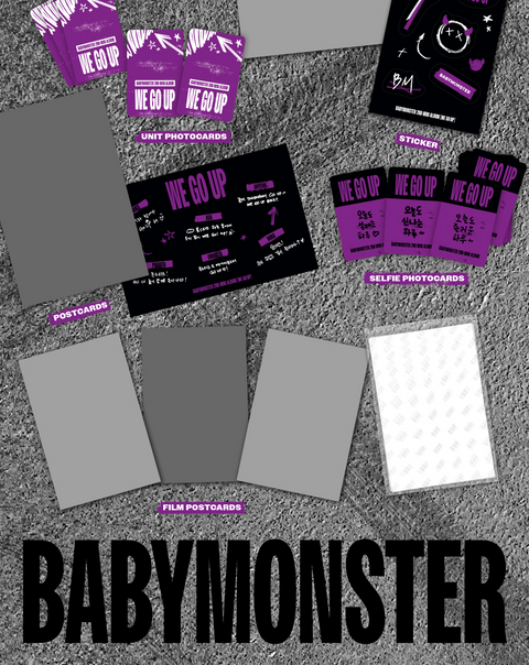 BABYMONSTER - WE GO UP (POSTCARD VER.)