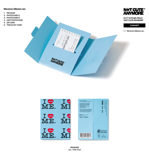 ILLIT - NOT CUTE ANYMORE (WEVERSE ALBUMS VER.)