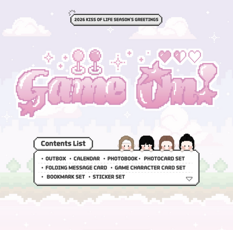 KISS OF LIFE - 2026 SEASON'S GREETINGS (GAME ON!) + Extra Photocard