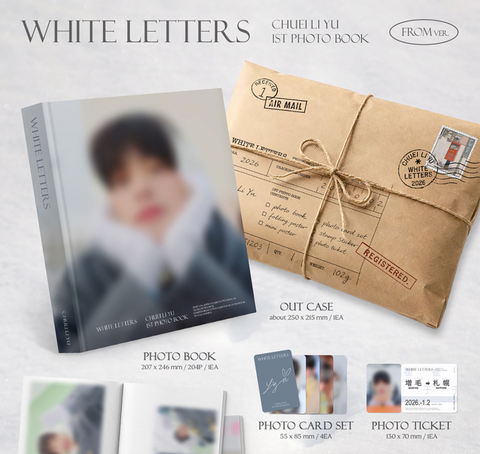 CHUEI LI YU - WHITE LETTERS (1ST PHOTO BOOK)