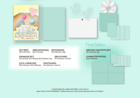 YUNA (ITZY) - ICE CREAM (MINI BAG VER.)