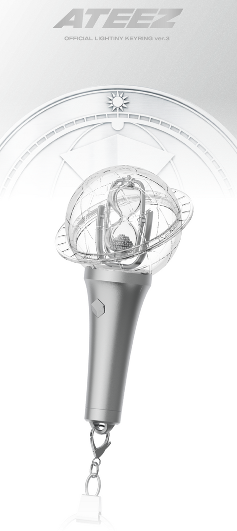 ATEEZ - OFFICIAL LIGHT STICK VER.3 & LIGHTINY KEYRING VER.3