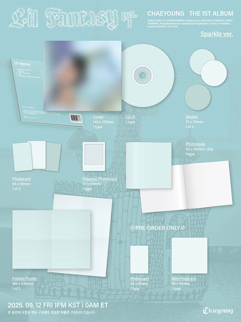 CHAEYOUNG (TWICE) - LIL FANTASY VOL.1 (SPARKLE VER.)++ Applemusic POB