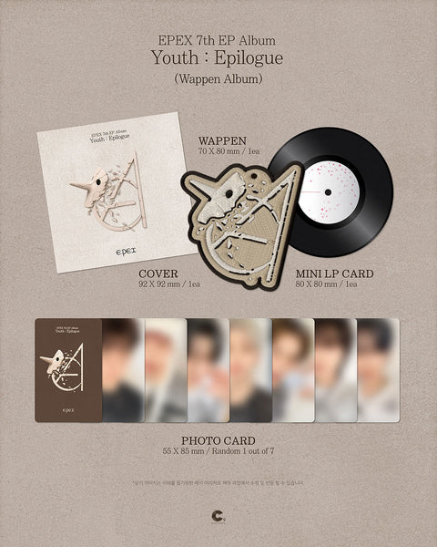 EPEX - 7TH EP ALBUM [韶華 : EPILOGUE] (WAPPEN ALBUM)