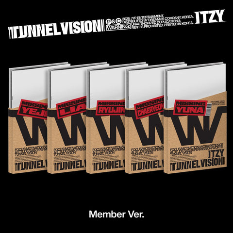 ITZY - TUNNEL VISION (MEMBER VER.)
